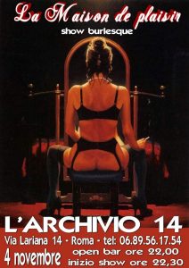 LE MAISON DE PLAISIR ALL’ARCHIVIO 14