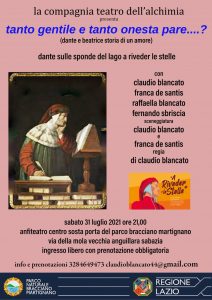 L’ALCHIMIA RILEGGE DANTE